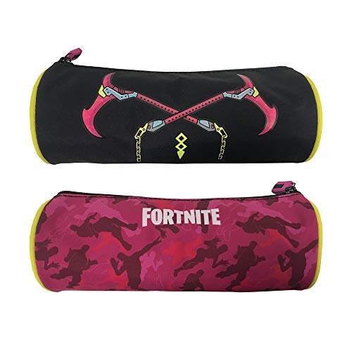 FORTNITE Pack, Lote Mochila portatodo Unisex niños, Negro, Grande, L