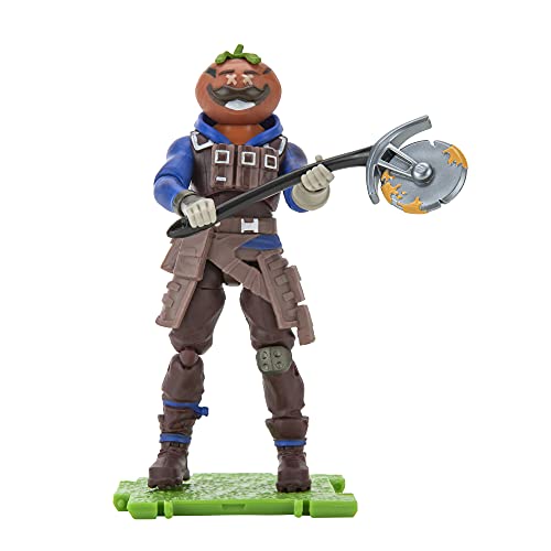 Fortnite Squad Mode Tomatotown Legends-Paquete de 4 Figuras de la Serie 6, Incluyendo Armas, Herramientas de Cosecha, Materiales de construcción, Soportes y Mucho más, Multicolor (Jazwares FNT0813)