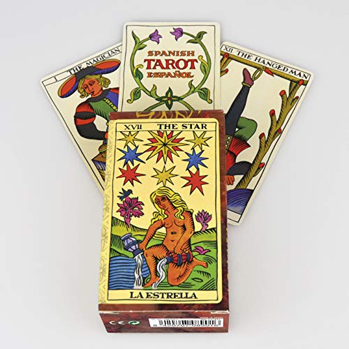 Fournier Español Baraja Tarot clásica de 78 Cartas, Color marrón (F21814)