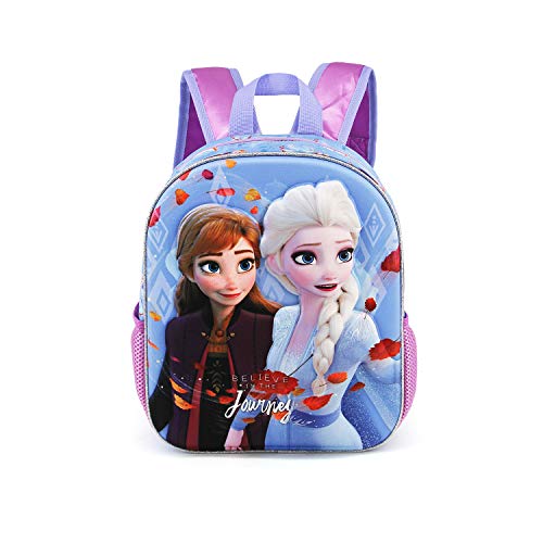 Frozen 2 Journey - Mochila 3D Pequeña, Multicolor