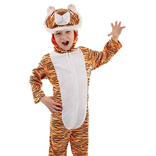 Fun Shack Disfraz Tigre Niño, Disfraz Carnaval Niños Disponible en Talla M