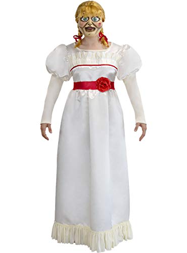 Funidelia | Disfraz de Annabelle Oficial para Hombre y Mujer Talla L ▶ Películas de Miedo, Expediente Warren, Halloween, Terror - Color: Blanco - Licencia: 100% Oficial