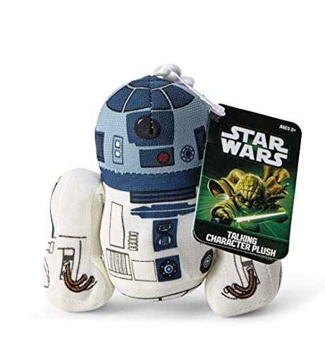 Funko 00243J Star Wars 4 inch Talking R2-D2 Plush with Plastic Clip