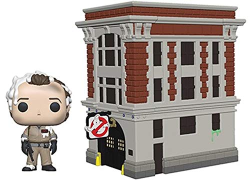 Funko 39454 Pop Town: Ghostbusters-Peter with House Collectible Figure, Multicolor