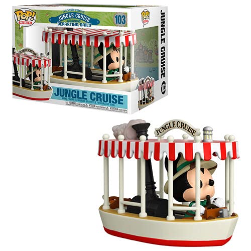 Funko 55747 POP Rides: Jungle Cruise- Skipper Mickey w/Boat