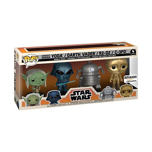 Funko 58868 POP Star Wars: Retro Star Wars- 4PK (Amazon Exclusive)