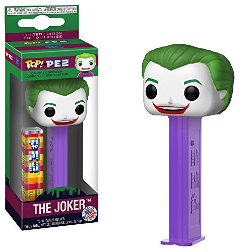 Funko DC Comics Batman 1966 Joker Pop! Pez Candy & Dispenser