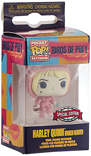 Funko Llavero Pocket POP DC Comics Birds of Prey Harley Quinn Broken Exclusive