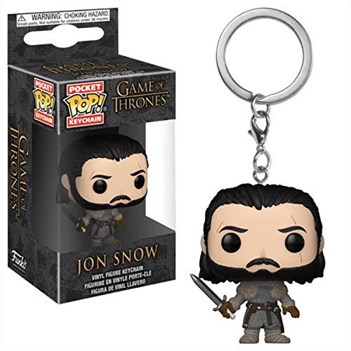 Funko- Pocket Pop Juego De Tronos Llavero de Vinilo con Anilla Jon Nieve, Multicolor, Standard (31812)