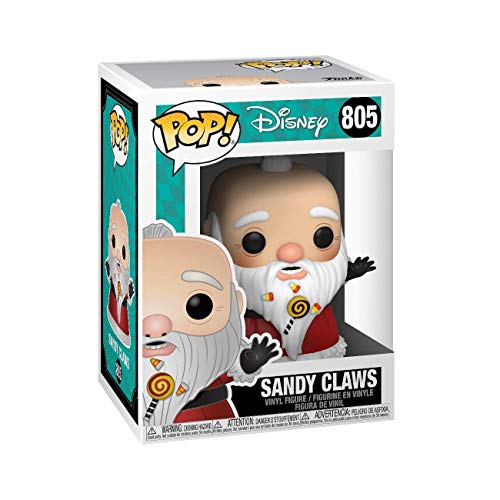 Funko- Pop Disney: The Nightmare Before Christmas-Sandy Claws Xmas Figura Coleccionable, Multicolor (48179)