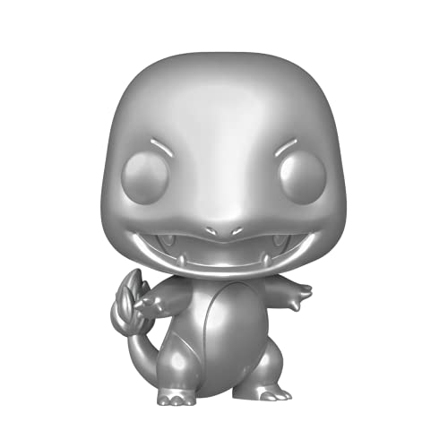 Funko Pop! Games: Pokemon - Charmander (Silver Metallic)