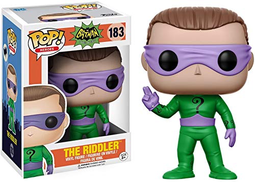 Funko- Pop Heroes 1966-The Vinyl: DC: Batman 66: The Riddler, Multicolor (13628) , color/modelo surtido