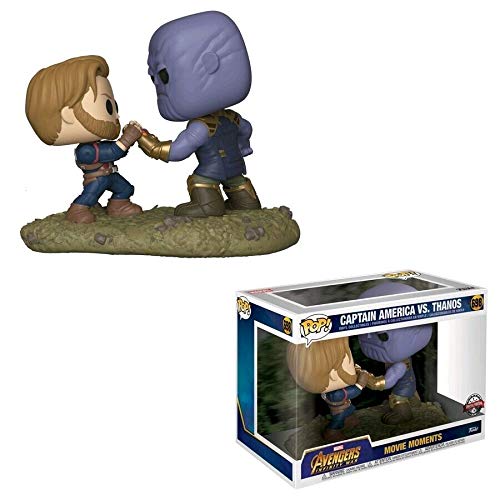 Funko Pop! Marvel Avengers Infinity War Captain America vs. Thanos Movie Moments Exclusive Figure Set