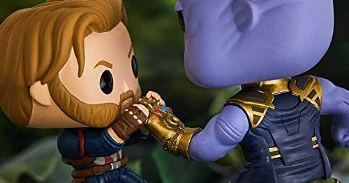 Funko Pop! Marvel Avengers Infinity War Captain America vs. Thanos Movie Moments Exclusive Figure Set