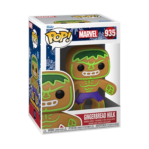 Funko- Pop Marvel Holiday-Hulk S3 Figura coleccionable, Multicolor (50660)