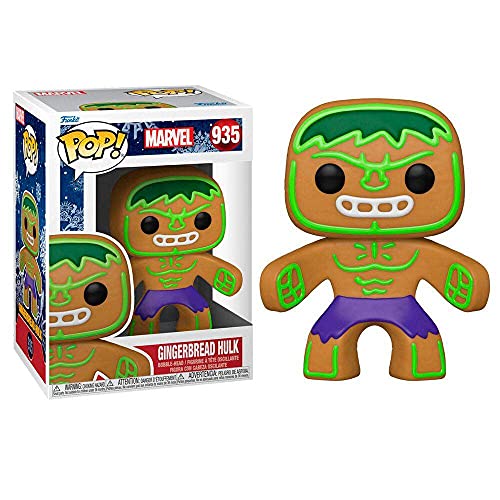 Funko- Pop Marvel Holiday-Hulk S3 Figura coleccionable, Multicolor (50660)