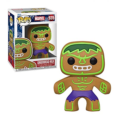 Funko- Pop Marvel Holiday-Hulk S3 Figura coleccionable, Multicolor (50660)