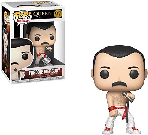 Funko Pop! Rocks: Queen - Freddie Mercury Diamond (edición Limitada)