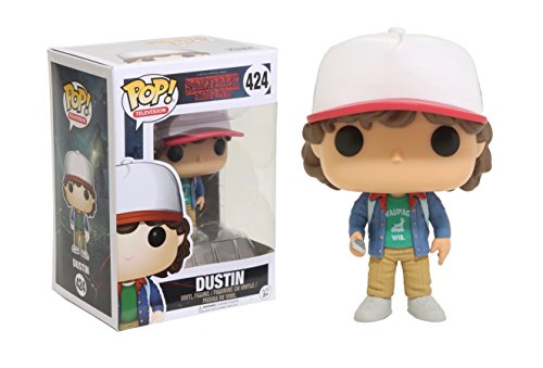 Funko Pop Stranger Things Dustin Figura de Vinilo, Multicolor, Estándar (13323)