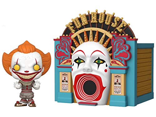 Funko- Pop Town: IT 2-Demonic Pennywise w/Funhouse Other License Balloon 15 Collectible Toy, Multicolor (45660)