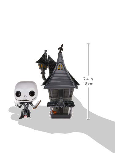 Funko - Pop! Town: Nightmare before Christmas - Jack Figurina de Vinil, Jack's House, Multicolor (42599)