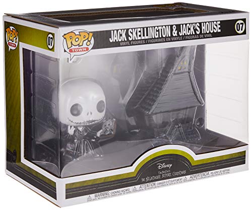 Funko - Pop! Town: Nightmare before Christmas - Jack Figurina de Vinil, Jack's House, Multicolor (42599)