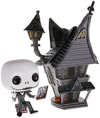 Funko - Pop! Town: Nightmare before Christmas - Jack Figurina de Vinil, Jack's House, Multicolor (42599)