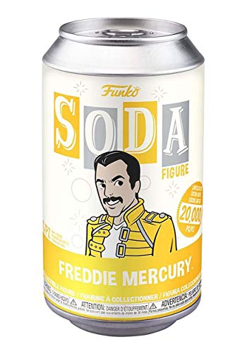 Funko- Vinyl Soda: Queen-Freddie Mercury W/(GL) Chase Juguete Coleccionable, Multicolor, Estándar (50916)