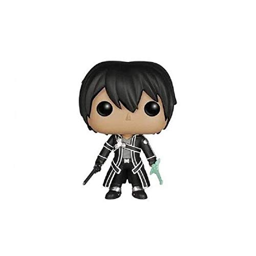 FYH Shop Animation Sword Art Online Kirito Anime Japonés 10Cm Dibujos Animados Vinilo Figura De Acción Juguetes,Decoraciones Alta Colección De Regalos