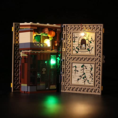 FZXL Kit de iluminación LED compatible con Lego Harry Potter Hogwarts Moment: Herbology Class 76382 (LED incluido, sin kit Lego) (clase de herbología)