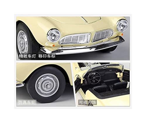 GEBAN Vehículo a Escala Escala 1:24 para BMW 507 Diecast Coche Deportivo Simulador Coche Juguete Modelo Coche Aleación Metal Coche Juguete Clásico para Colección Regalos para Niños (Color : Red)