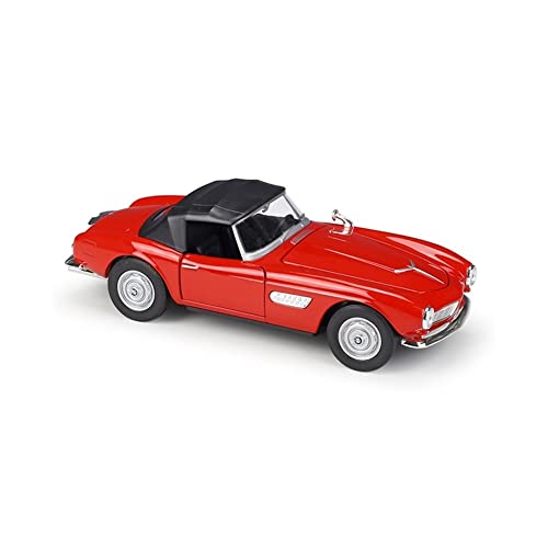 GEBAN Vehículo a Escala Escala 1:24 para BMW 507 Diecast Coche Deportivo Simulador Coche Juguete Modelo Coche Aleación Metal Coche Juguete Clásico para Colección Regalos para Niños (Color : Red)