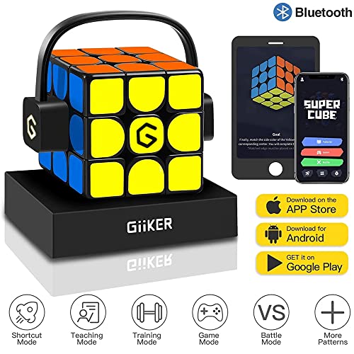 Giiker I3S Super Magic Cube Aprende con diversión - Conexión Bluetooth - Detección de detección - App en Tiempo Real de sincronización, Juguete de Desarrollo Intelectual