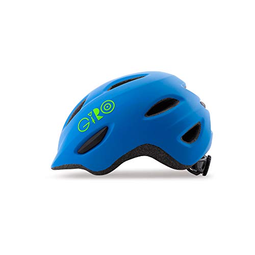 Giro Scamp Casco, Infantil, Matte Blue/Lime, X-Small (45-49 cm)