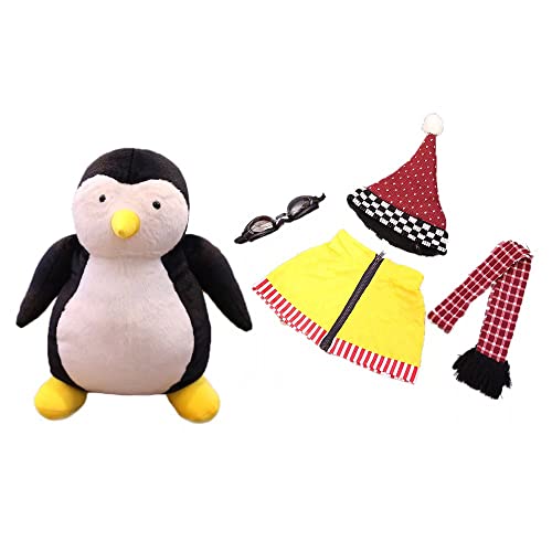 Godmoy 18"Pingüino Peluche Juguete Lindo TV Friends Peluche Muñeca Amigo de Joey HUGSY Pingüino Rachel Peluche Sello Pingüino Juguetes