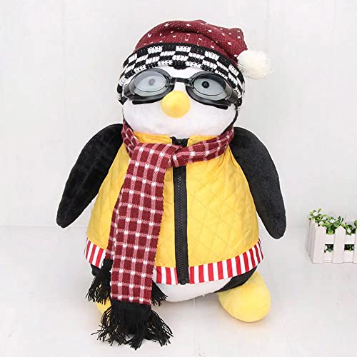 Godmoy 18"Pingüino Peluche Juguete Lindo TV Friends Peluche Muñeca Amigo de Joey HUGSY Pingüino Rachel Peluche Sello Pingüino Juguetes