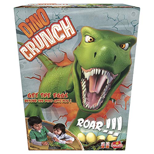 Goliath- Dino Crunch. Juego de Mesa Infantil. A Partir de 4 años, Multicolor (919211006)