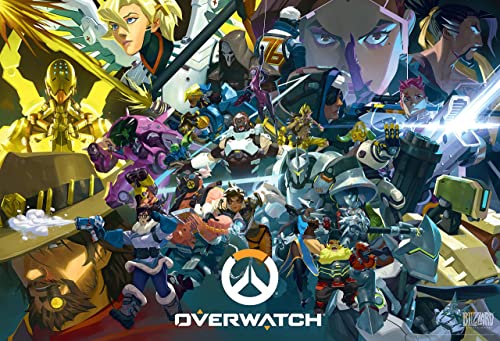 Good Loot Overwatch: Heroes Collage | Puzzle 1500 Piezas | Incluye póster y Bolsa | 85 x 58 | Videojuego | Rompecabezas para Adultos y Adolescentes | para Navidad y Regalos | Decoración