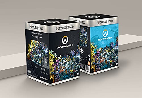 Good Loot Overwatch: Heroes Collage | Puzzle 1500 Piezas | Incluye póster y Bolsa | 85 x 58 | Videojuego | Rompecabezas para Adultos y Adolescentes | para Navidad y Regalos | Decoración