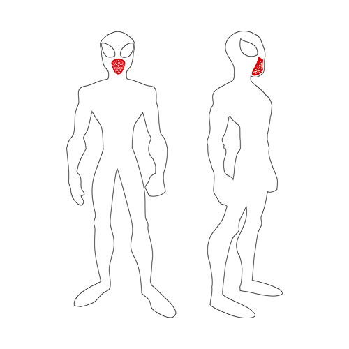 goooods Máscara de respiración para la boca para Super Hero Cosplay, suave no tóxico de goma cara Shell media máscara para adultos