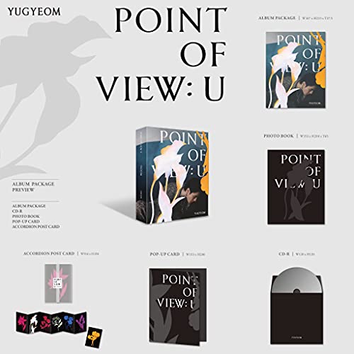 GOT7 Yugyeom - Point Of View: U (EP Album) [Pre Order] CD+Photobook+Postcard+Others with BolsVos K-POP Webzine (9p), Decorative Stickers, Photocards