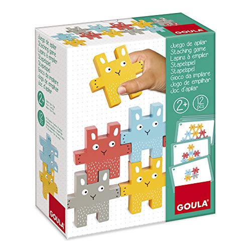 Goula - Juego apilable conejito - Juego preescolar de apilar a partir de 2 años