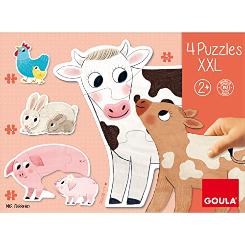 Goula- Mamás y Bebés Puzzles XXL, Multicolor (53175)