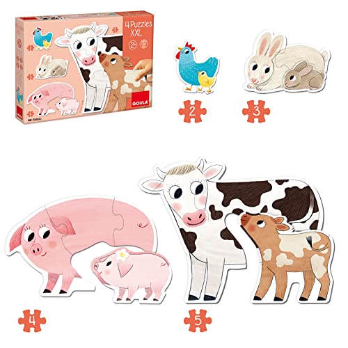 Goula- Mamás y Bebés Puzzles XXL, Multicolor (53175)