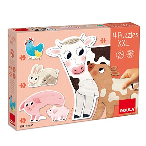 Goula- Mamás y Bebés Puzzles XXL, Multicolor (53175)