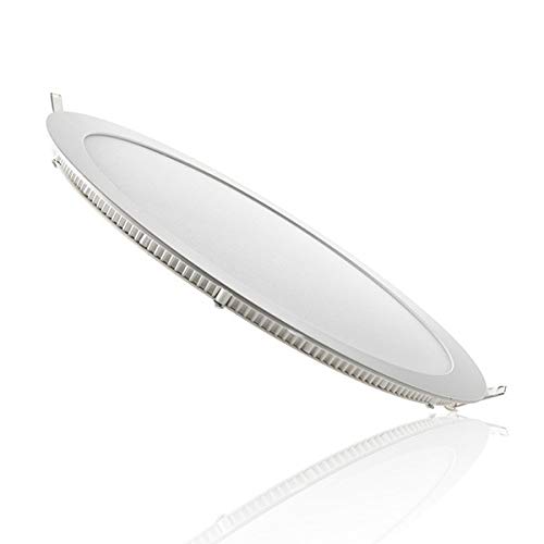 Greenice | Placa de LEDs Circular 295Mm 25W 2000Lm 30.000H | Lámpara LED | Downlight LED | Panel LED Techo | Oficina, Fábrica, Pasillos, Baños | Blanco Natural