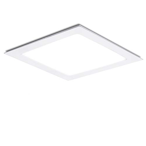 Greenice | Placa de LEDs Cuadrada 225Mm 18W 1350Lm 30.000H | Lámpara LED | Downlight LED | Panel LED Techo | Oficina, Fábrica, Pasillos, Baños | Blanco Frío