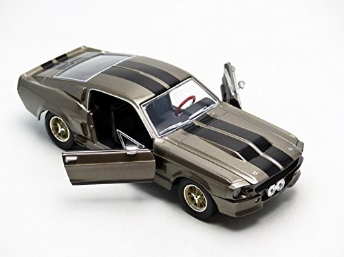 Greenlight coleccionables - 18220 - Ford Mustang Shelby - GT 500 Custom - Eleanor - Escala 1/24 - Metal Gris / Negro