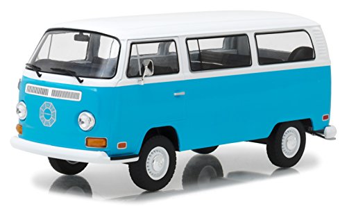 Greenlight Modelo DieCast Dharma Van TV Movie Lost Volkswagen 1971 Type 2 Bus 1/24 17cm DieCast