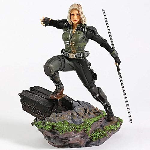 GSDGSD Captian America/Black Widow Avengers Infinity War PVC Estatua Figura de colección Modelo de Juguete